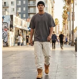 Dickies Carpenter Work Pants Tan 28x32 Heavy Duty Utility Reinforced Stitch